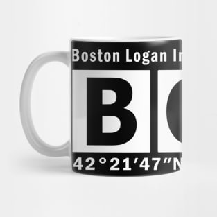 BOS Airport, Boston Logan International Airport Mug